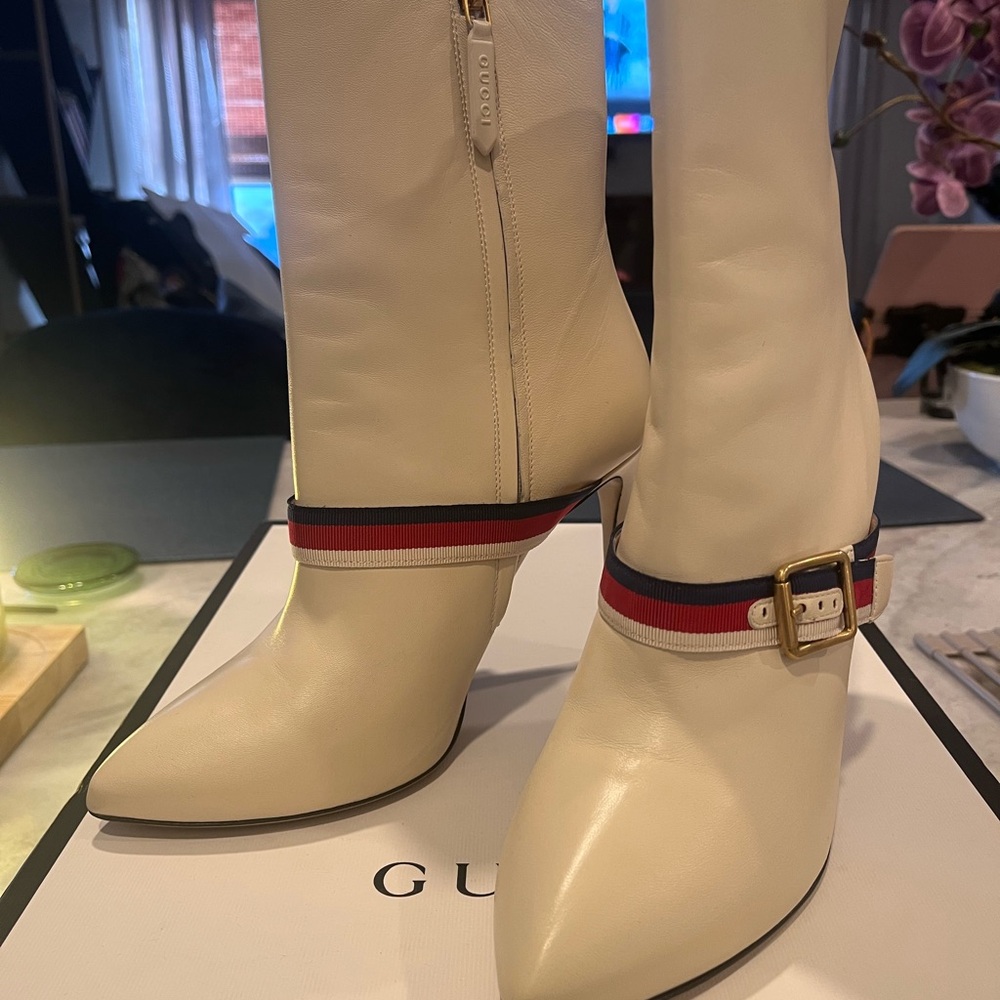 GUCCI Sylvie Ankle Boots